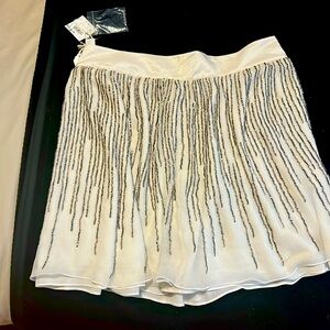 Harley Skirt - Club Monaco cream skirt, double lined.